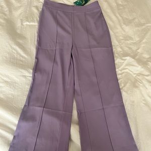 SHEIN purple flare bottom pants